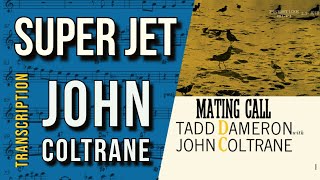 John Coltrane on "Super Jet" | Solo Transcription (Bb)