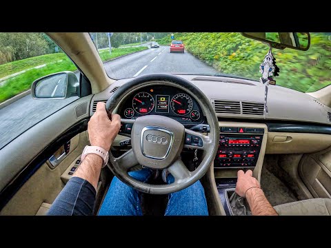 2006  Audi A4 B7 (2.0 TFSI 200 hp) | POV Test Drive #2204 Joe Black