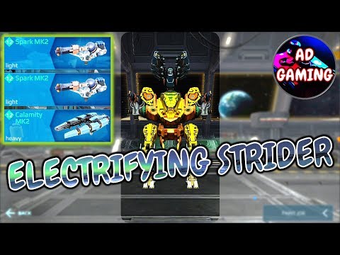 ELECTRIFYING STRIDER CALAMITY SPARKS Gameplay - War Robots MK2 WR