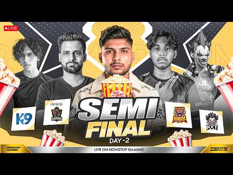 CHAMPIONSHIP SERIES SEMI FINAL DAY-2  WATCH PARTY 💀🔥 || GDR, TG, K9, NXT, UG #nonstopgaming