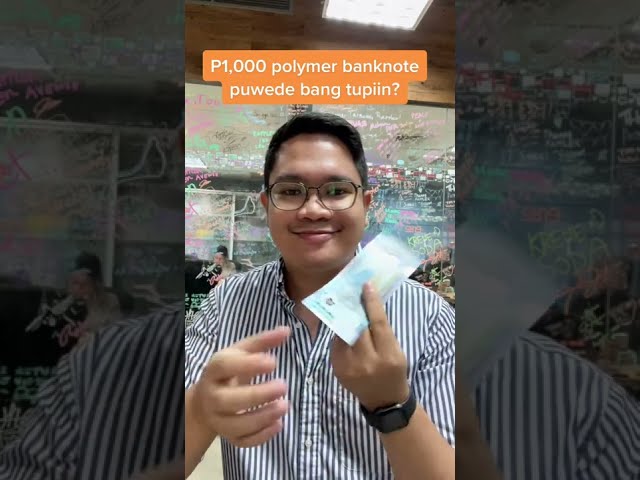 WATCH: Can you fold P1,000 polymer banknotes?