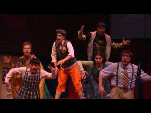 San Jose Repertory Theatre performs the opening number of the 25th Annual Putnam County Spelling Bee
