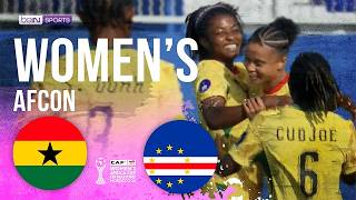Ghana vs CPV | Women's Africa Cup of Nations HIGHLIGHTS | 07/29/2026 | bein SPORTS USA