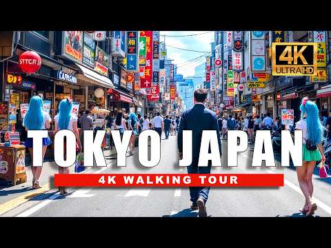 🇯🇵 Tokyo Japan 4K Walking Tour - From Electric Town to Bizarre Backstreets