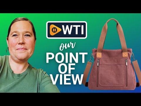 Sunshinejing Women's Canvas Tote Purses Work Shoulder Crossbody Bag Vintage Multi-pocket Handbags Fuchsia - WTI product video review
