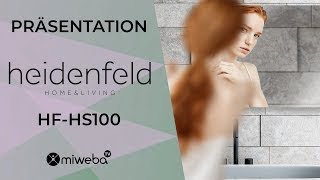 Präsentation: HF-HS100 Infrarotheizung ♨️ HEIDENFELD | 200 - 500 Watt I Elektroheizung 2023
