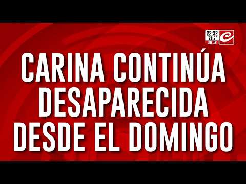 Desesperada búsqueda de Karina, video exclusivo
