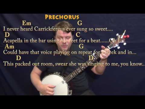 Galway Girl (Ed Sheeran) Banjo Cover Lesson in G with Chords/Lyrics