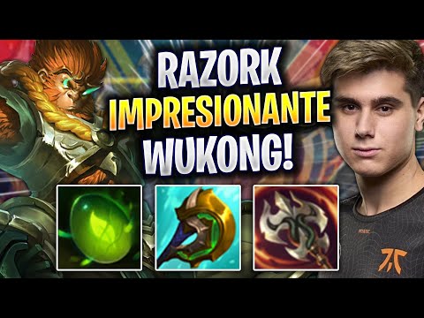 RAZORK ES IMPRESIONANTE CON WUKONG! - Razork Juega Wukong Jungle vs Hecarim! | Preseason 2023