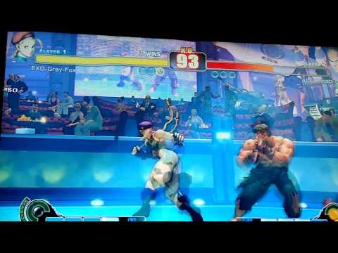 AlboShinobi (Ryu) Vs Exo-Grey-Fox (Cammy)