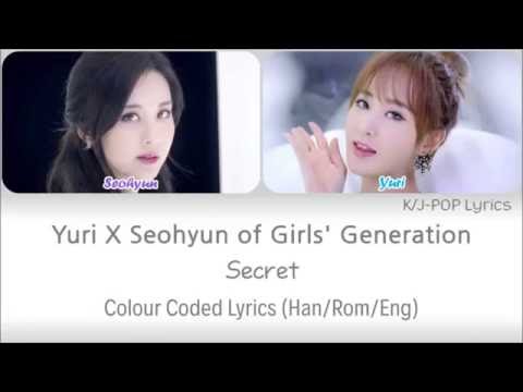 Yuri X Seohyun (유리 X 서현 Of 소녀시대) - Secret Colour Coded Lyrics (Han/Rom/Eng)