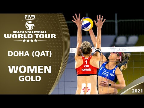 Women's Gold Medal: Alix/April vs. Pavan/Melissa | 4* Doha 2021