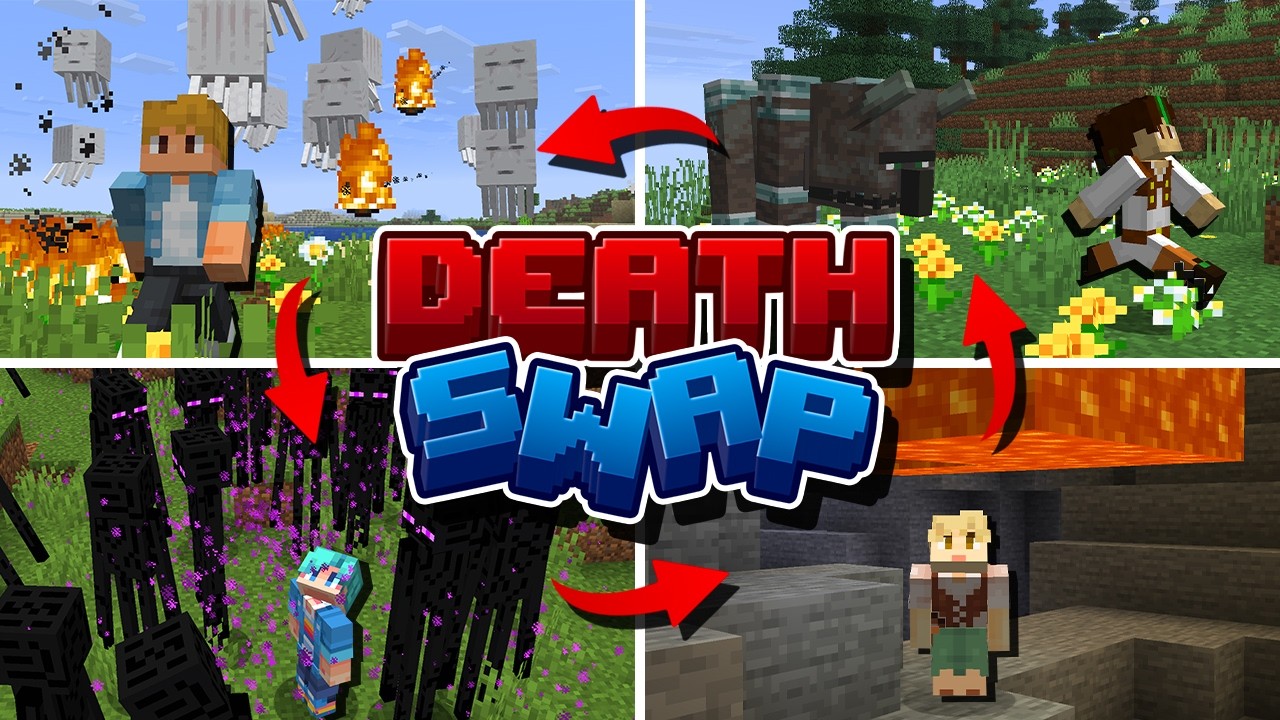Minecraft Death Swap, But it's CHAOS! W/Smallishbeans, SolidarityGaming & OrionSound