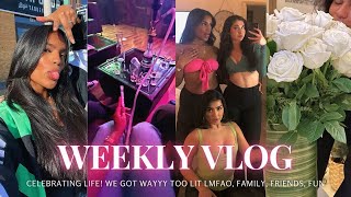 WEEKLY VLOG ♡ (THE NURSE GIRLS GOT WAY TOO LIT... TRIO TURNUP, FAMILY DAY, NURSING SCHOOL STRESS +)
