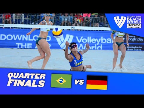 Andressa/Vitoria vs. Ittlinger/Schneider - Quarterfinal Highlights of Itapema 2022 #BeachProTour