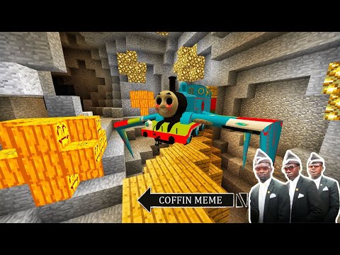 I Found real Paw patrol And Herobrine Thomas EXE in Minecraft! | Coffin meme | The tank engine exe