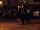  Gaston Torelli  and  Mariela Sametband  are  dancing  to  the  tango  "  El Jaguel  "