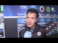 Ricardo Moniz in de aanloop naar de wedstrijd tegen Willem II.