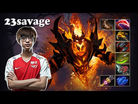 23savage - Shadow Fiend Safelane | Dota 2 7.30e Gameplay