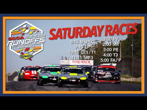 2025 SCCA National Championship Runoffs Presented by Sunoco | Hagerty Race Days | Saturday