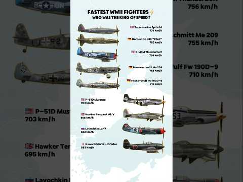 Fastest Propeller Aircraft of WWII – Spiteful vs Do 335 vs Mustang