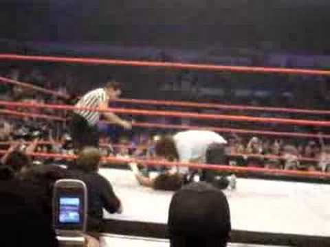 Carlito gets the Mandible Claw