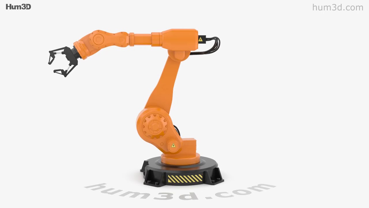 Industrial Robot Arm 3D model by 3DModels.org