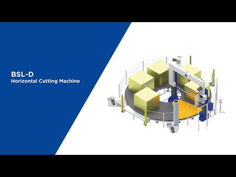 BSL-D Horizontal cutting machine with turntable - carousel - EN/DE