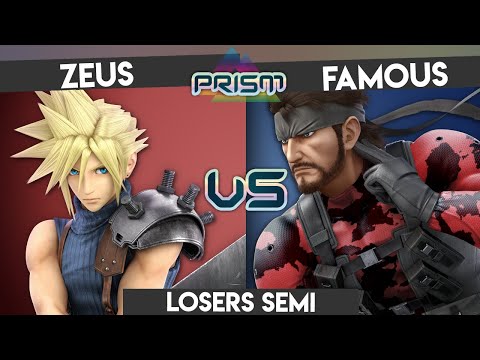 PRISM 204 - Zeus (Cloud) vs. Famous (Snake) - Losers Semi - Smash Ultimate Singles