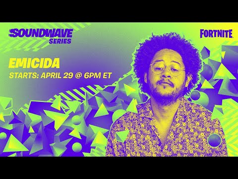The best fortnite soundwave concert yet (Emicida Concert Reaction)