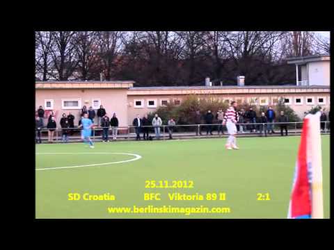 14. kolo Bezirkslige - SD Croatia Berlin BFC Viktoria 89 II 2:1