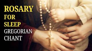 Peaceful Rosary for Sleep & Meditation | Joyful Mysteries with Gregorian Chant