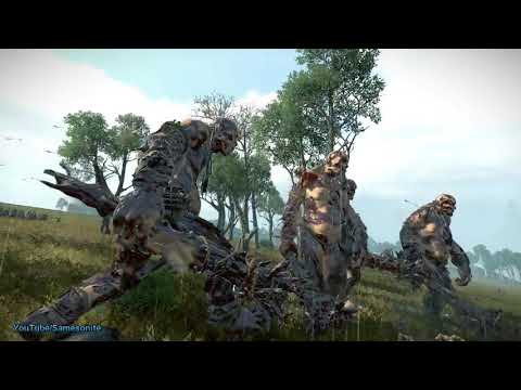 8000 Ungor Archers vs 80 Giants Warhammer Total War