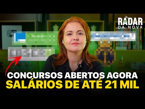 RADAR DE CONCURSOS 🚨 | MELHORES EDITAIS DO FINAL DE JANEIRO 2026