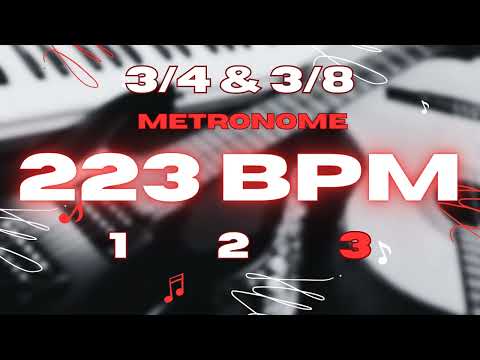 223 BPM - 3/4 & 3/8 Metronome