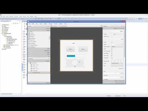 JavaFx Tutorial For Beginners 18   JavaFX Binding, ProgressBar and ProgressIndicator
