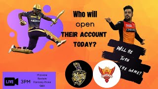 Match Day Live With Cheeka | SRH vs KKR | Review, Preview & Fantasy Picks | IPL 2020 Match 8