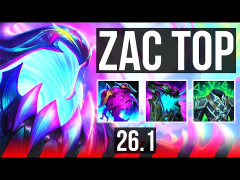 ZAC vs MORDEKAISER (TOP) | EUNE Challenger | 26.1
