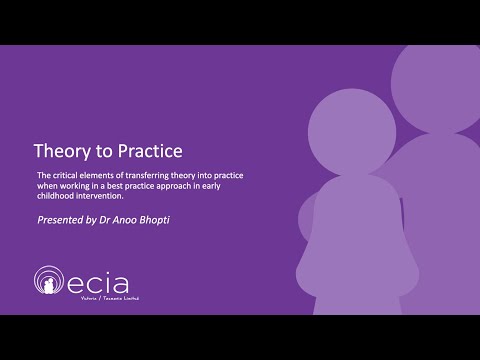 Best Practice in ECI Online Modules: 'Theory to Practice' with Dr Anoo Bhopti