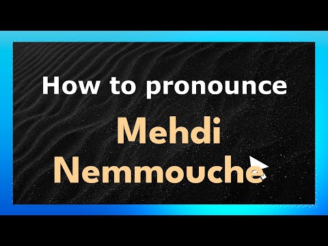 How to Pronounce Mehdi Nemmouche (France/French Pronunciation)