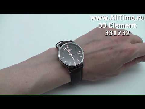 Laikrodis Watches 33 ELEMENT LADIES 331732 video