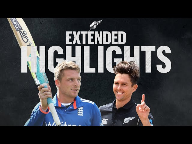 Taylor And Boult Star In Final Over Win | Extended Highlights | England v New Zealand 1st ODI 2018