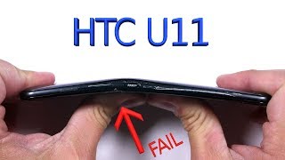 HTC U11 Durability Test - Scratch, Burn, Bend Test FAIL!