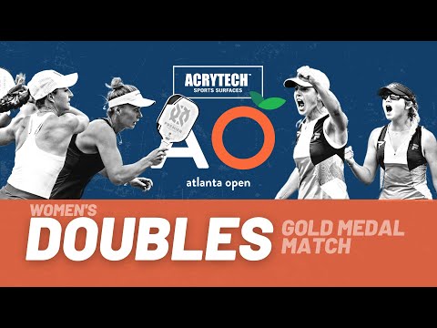 Acrytech Atlanta Open - Women's Doubles Gold Medal Match - Waters/ Waters vs. Smith/Kovalova
