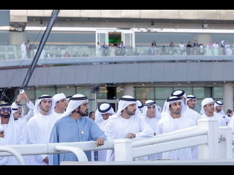 صاحب السمو الشيخ محمد بن راشد آل مكتوم-أخبار-محمد بن راشد يشهد منافسات كأس دبي العالمي الـ27 في ميدان