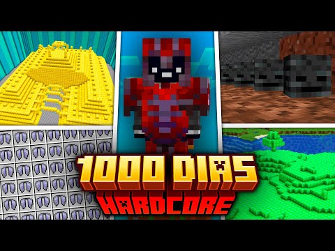 Sobreviví 1,000 Días en Minecraft Hardcore [PELÍCULA COMPLETA]