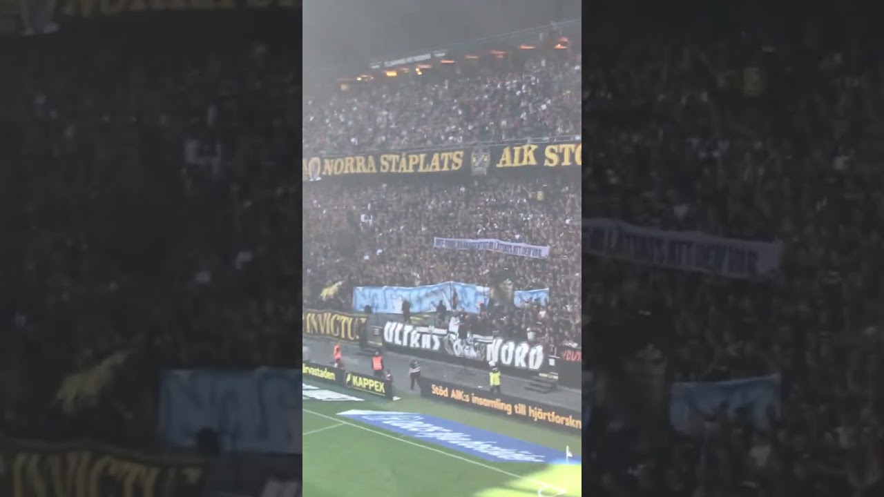 Norra stå #norraståplats #aikfotboll #ultras #skräpavillkorstrappan