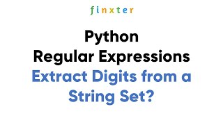 Download the video "Regular Expressions - Extract Digits from a String"