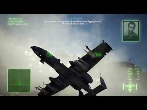 Ace Combat 7 Skies Unknown - Mission 09 "Faceless Soldier" - A-10C Warthog - HARD difficulty