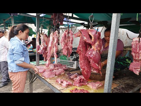 Tuol Pongro Market Morning Scenes, Dangkau District Phnom Penh